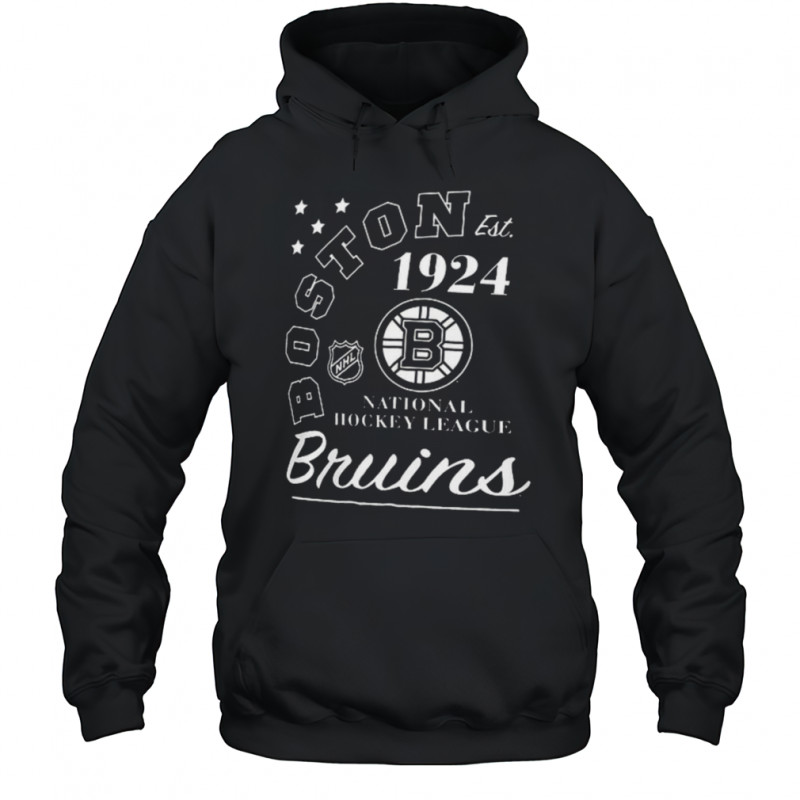 Boston Bruins Est 1924 Arch City Team Graphic T Shirt Hoodie