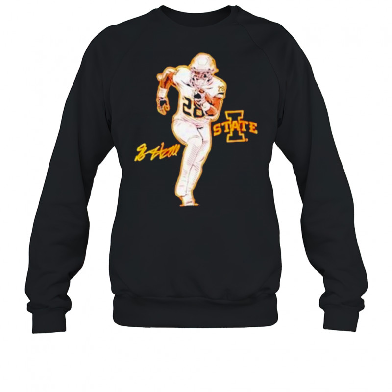 Breece Hall Superstar Pose Iowa Hawkeyes T-Shirt Sweatshirt