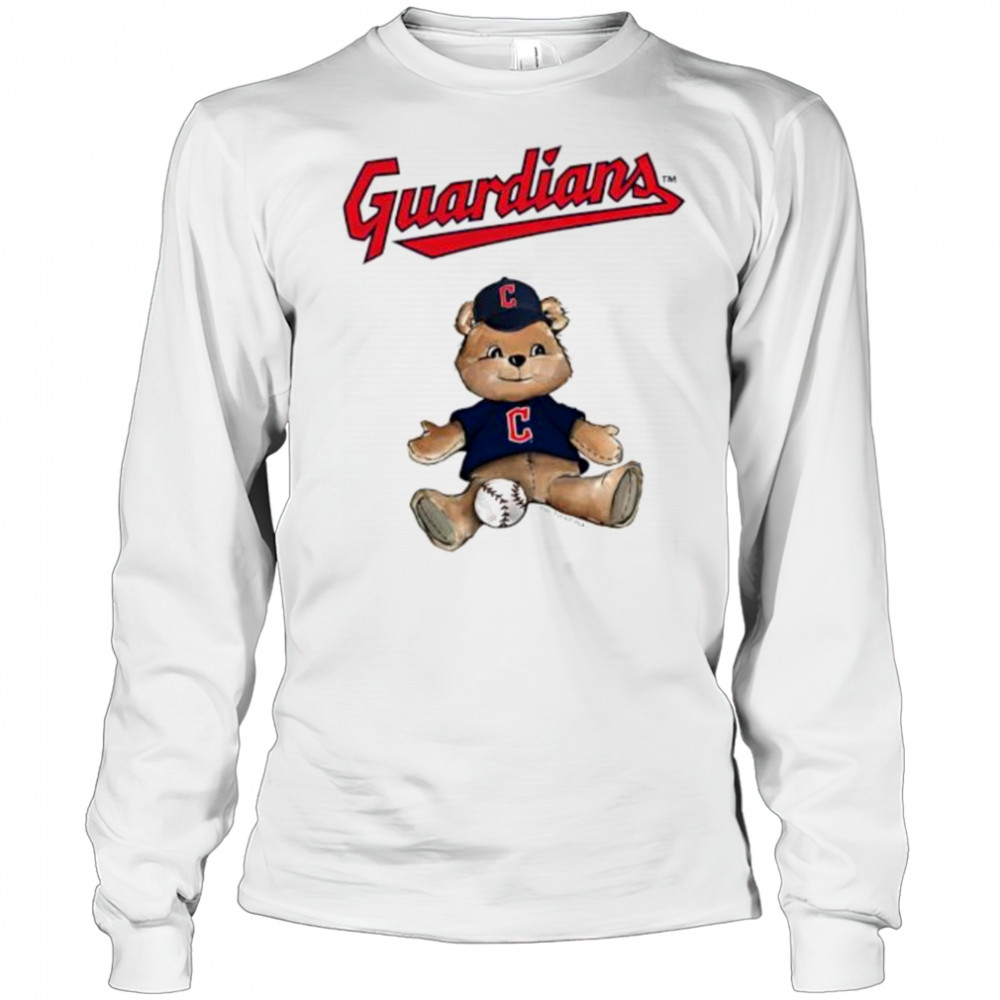 Cleveland Guardians Teddy Bear shirt Long Sleeved