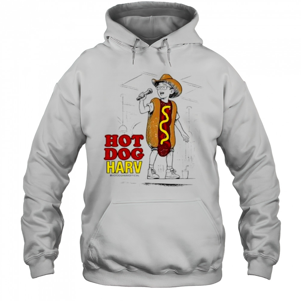 Hot Dog Harv Hat Cowboy shirt Hoodie