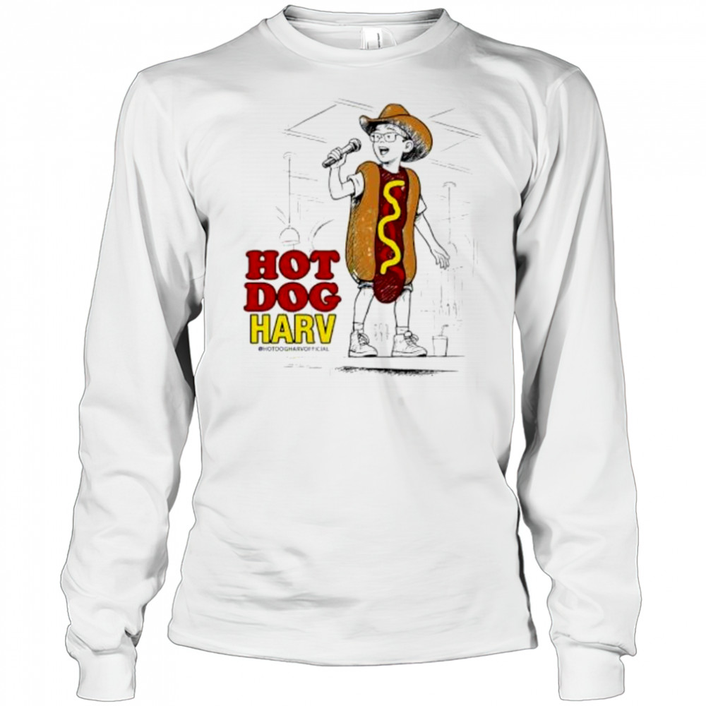 Hot Dog Harv Hat Cowboy shirt Long Sleeved