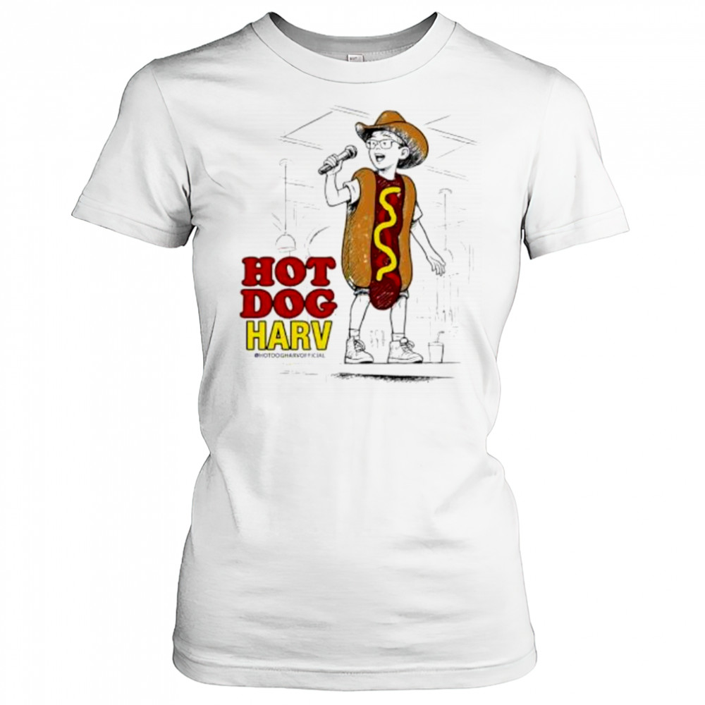 Hot Dog Harv Hat Cowboy shirt Women's T-shirt