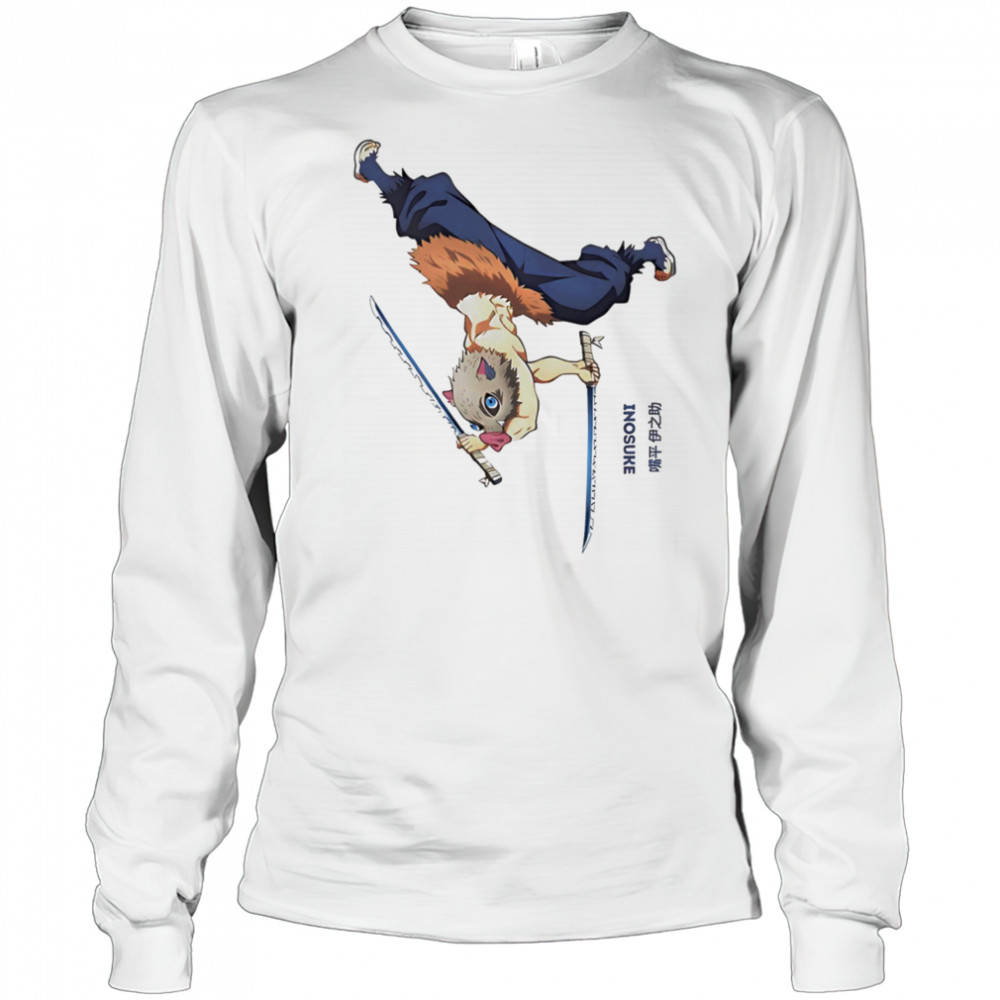 King of the Mountains Inosuke Hashibira shirt Long Sleeved