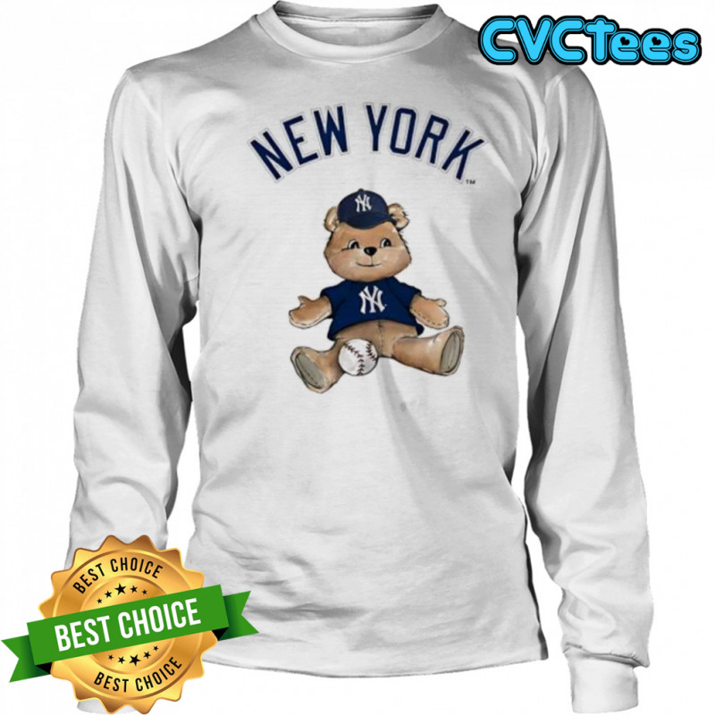 New York Yankees Teddy Bear shirt Long Sleeved