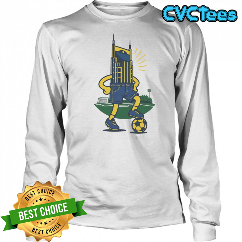 NSC Jorts Soccer Nashville Skyline shirt Long Sleeved