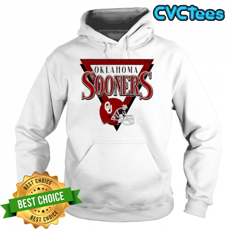 Oklahoma Sooners helmet triangle shirt Hoodie