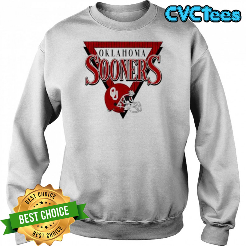 Oklahoma Sooners helmet triangle shirt Sweatshirt