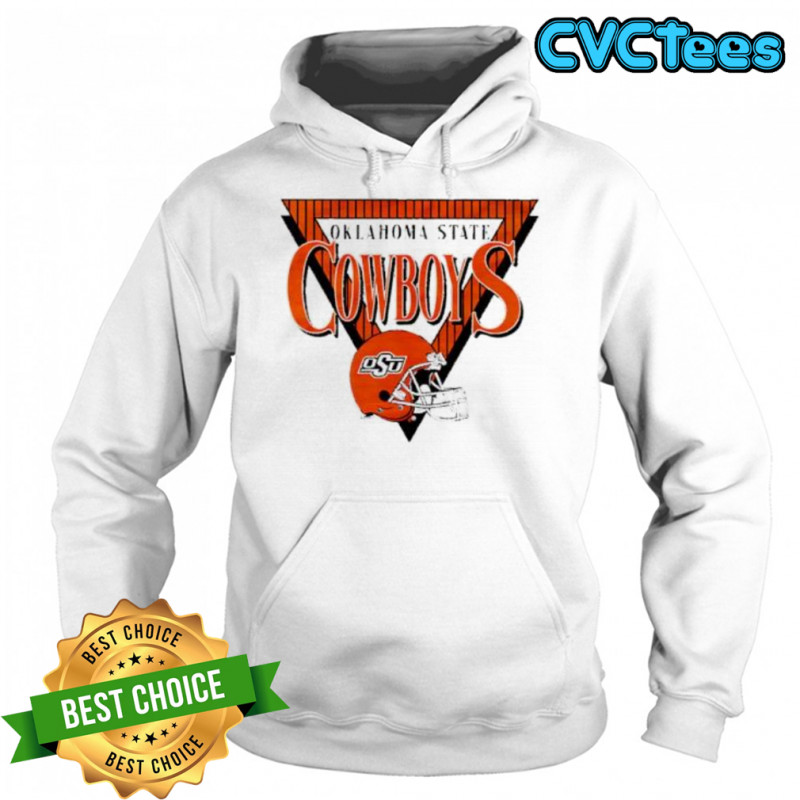Oklahoma State Cowboys Helmet Triangle shirt Hoodie