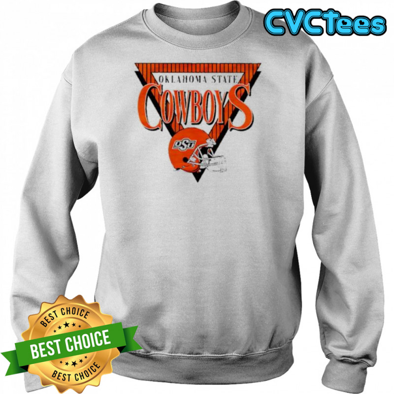 Oklahoma State Cowboys Helmet Triangle shirt Sweatshirt