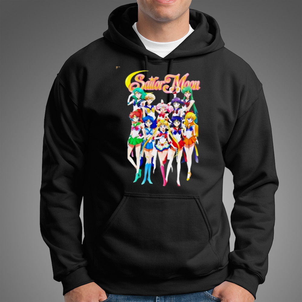 Sailor Moon Scouts group shirt Hoodie