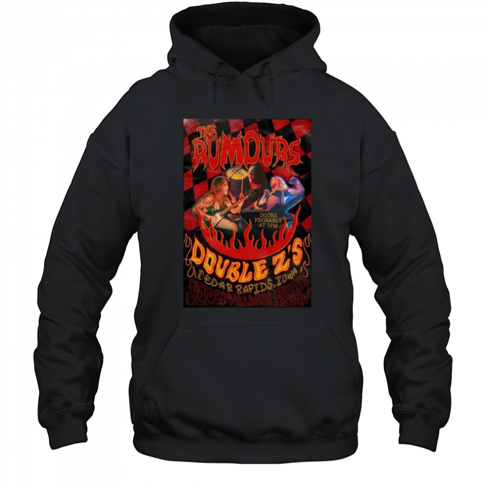 The Rumours 9.20.2025 Double Z’S In Cedar Rapids Iowa T-shirt Hoodie