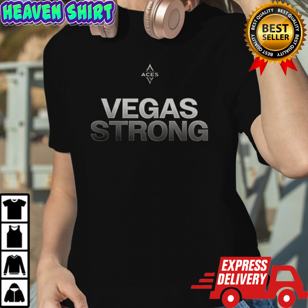 Las Vegas Aces WNBA 2025 Vegas Strong T-Shirt Women's T-shirt