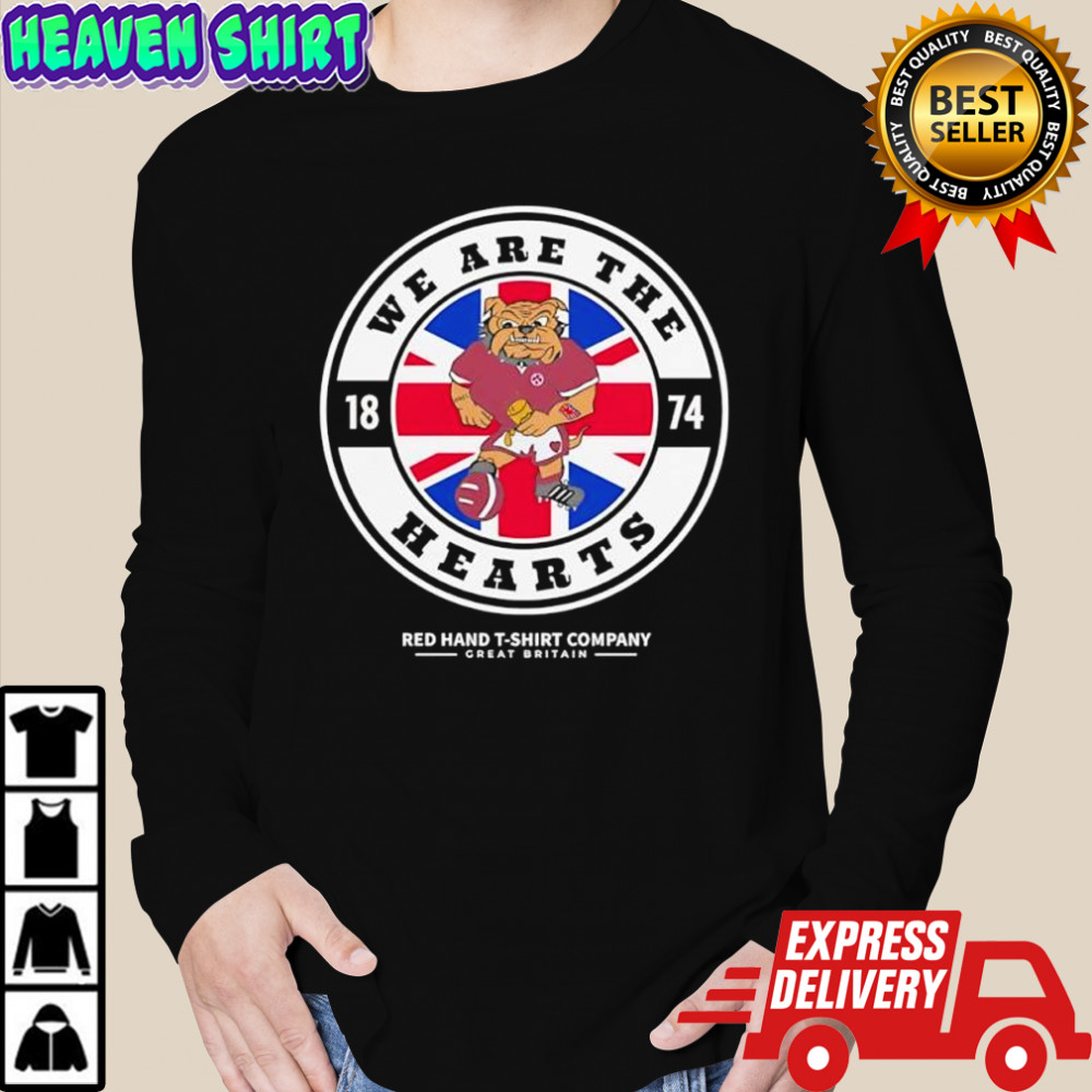 Mississippi State Bulldogs We are the hearts 1874 red hand company great Britain shirt Long Sleeved