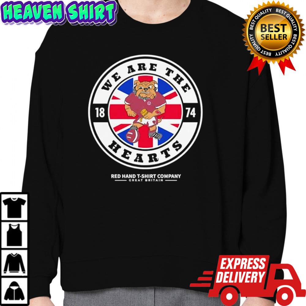 Mississippi State Bulldogs We are the hearts 1874 red hand company great Britain shirt Sweatshirt