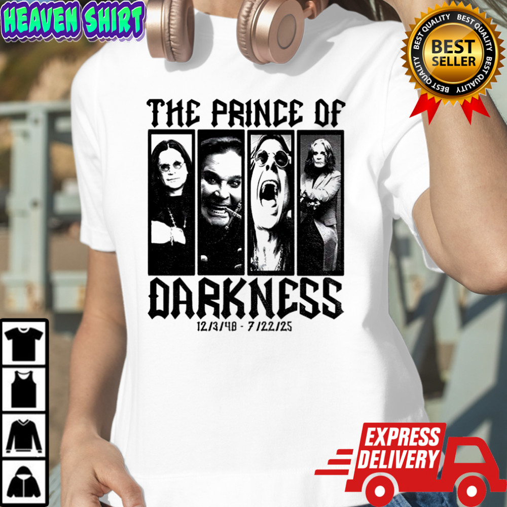 Ozzy Osbourne Prince of Darkness memorial 1948 2025 graphic shirt Women's T-shirt