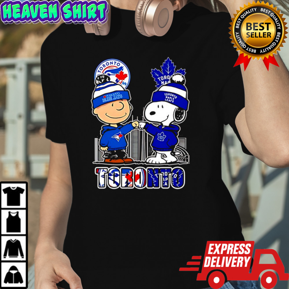 Charlie Brown and Snoopy x Toronto Blue Jays and Toronto Maple Leafs shirt Women's T-shirt