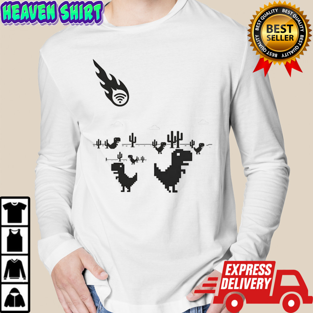 Wifi meteor extinction shirt Long Sleeved