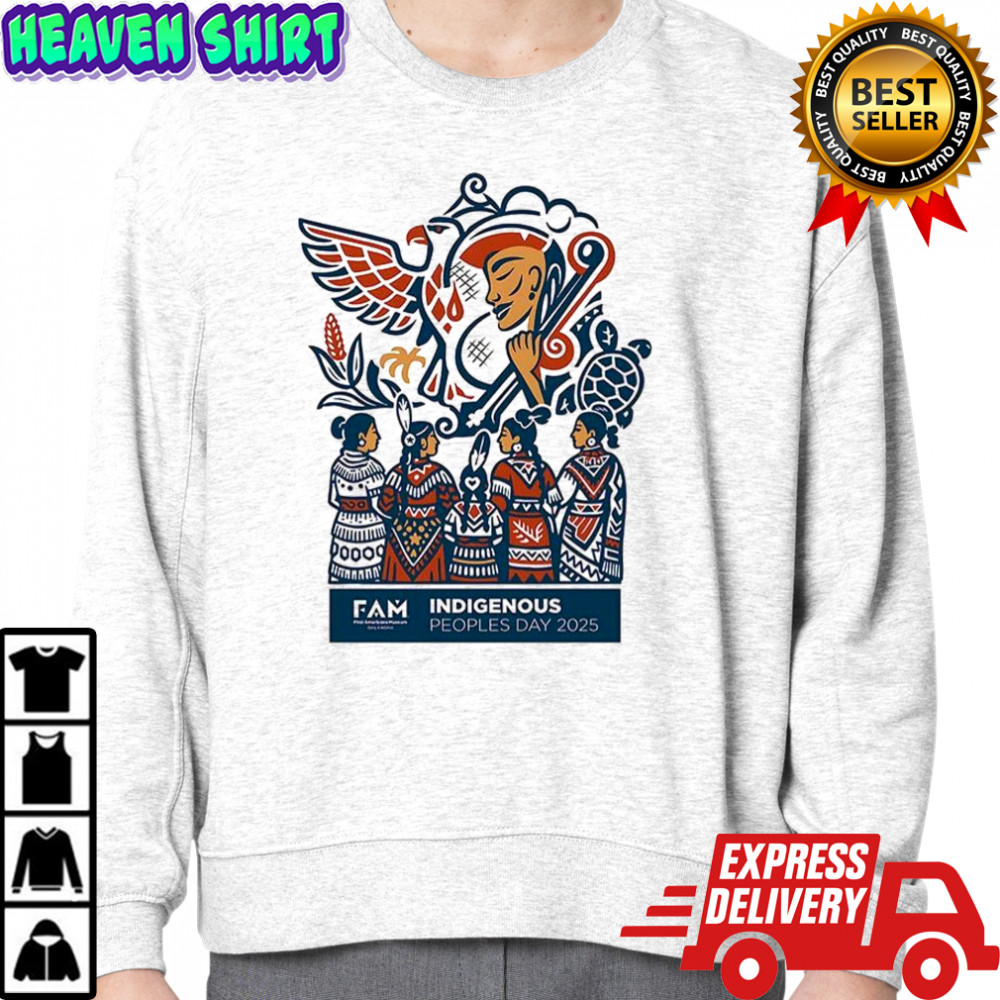 Celebrate Indigenous Peoples Day 2025 graphic shirt Sweatshirt