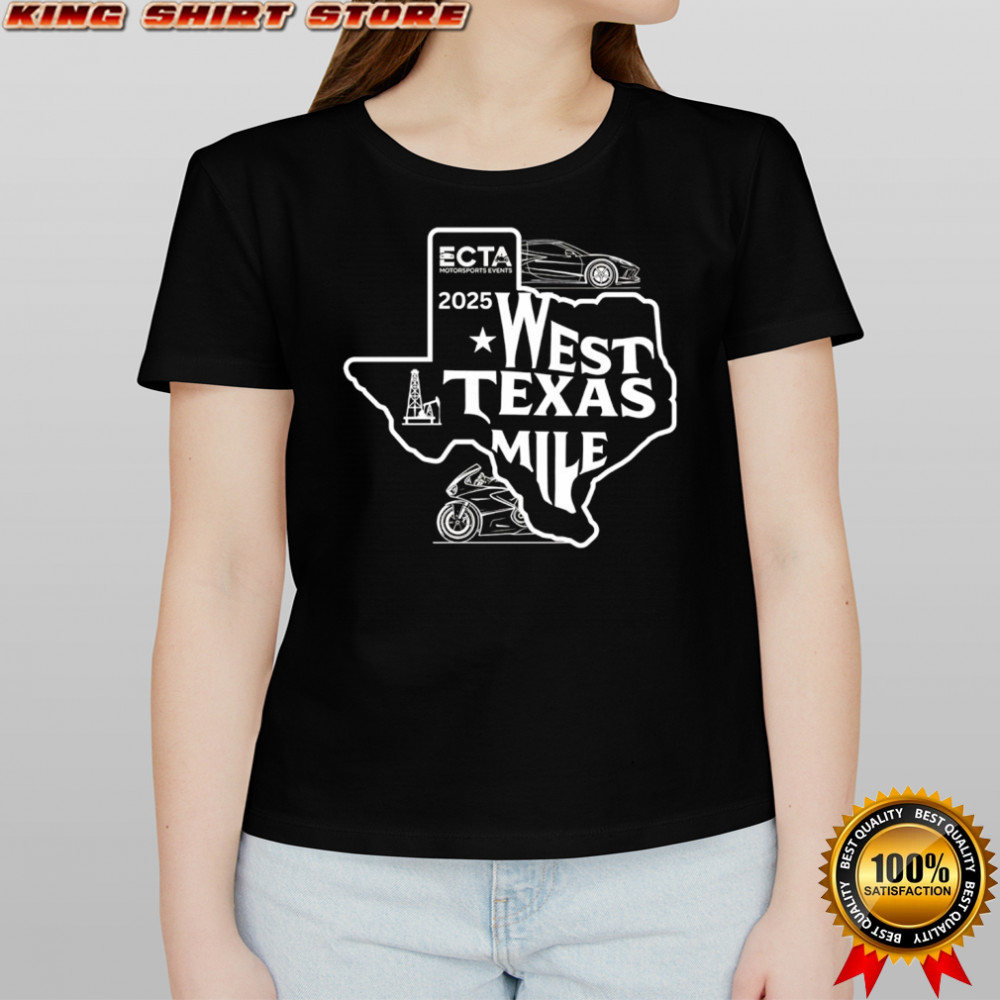 Ecta motorsports events 2025 west Texas Mile shirt Women's T-shirt