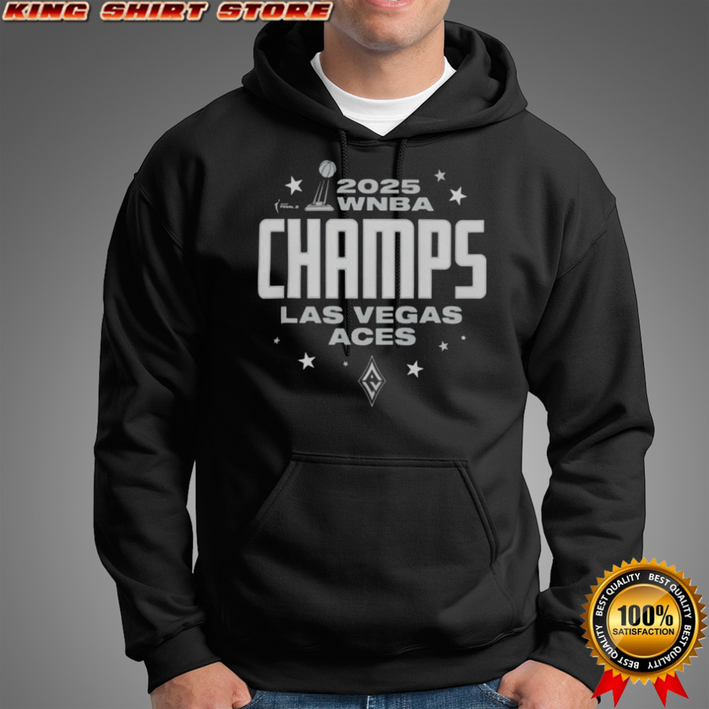 Las Vegas Aces 2025 WNBA Finals Champions Victory T-Shirt Hoodie