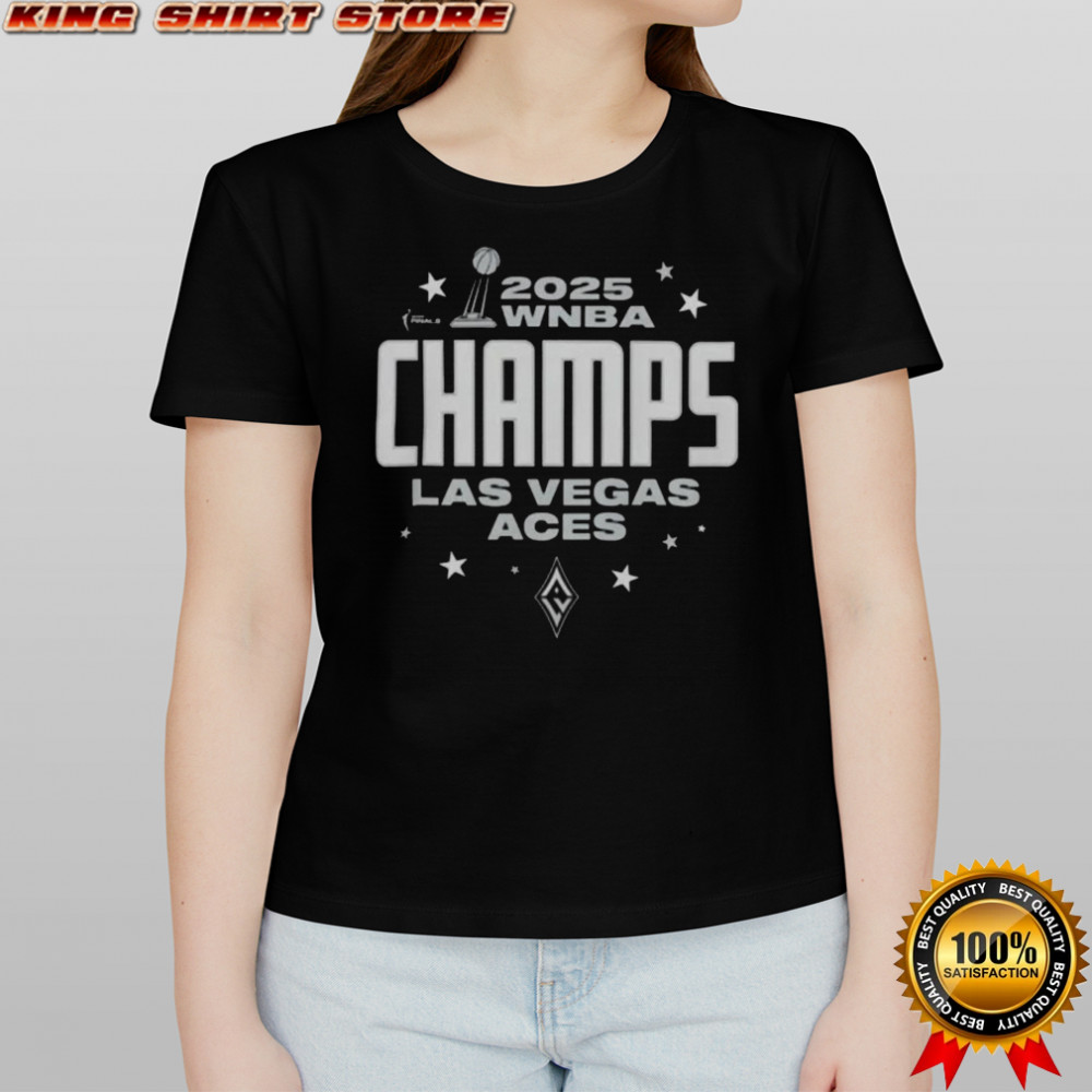 Las Vegas Aces 2025 WNBA Finals Champions Victory T-Shirt Women's T-shirt