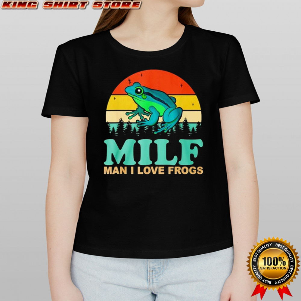 MILF Man I Love Frogs Vintage Shirt Women's T-shirt