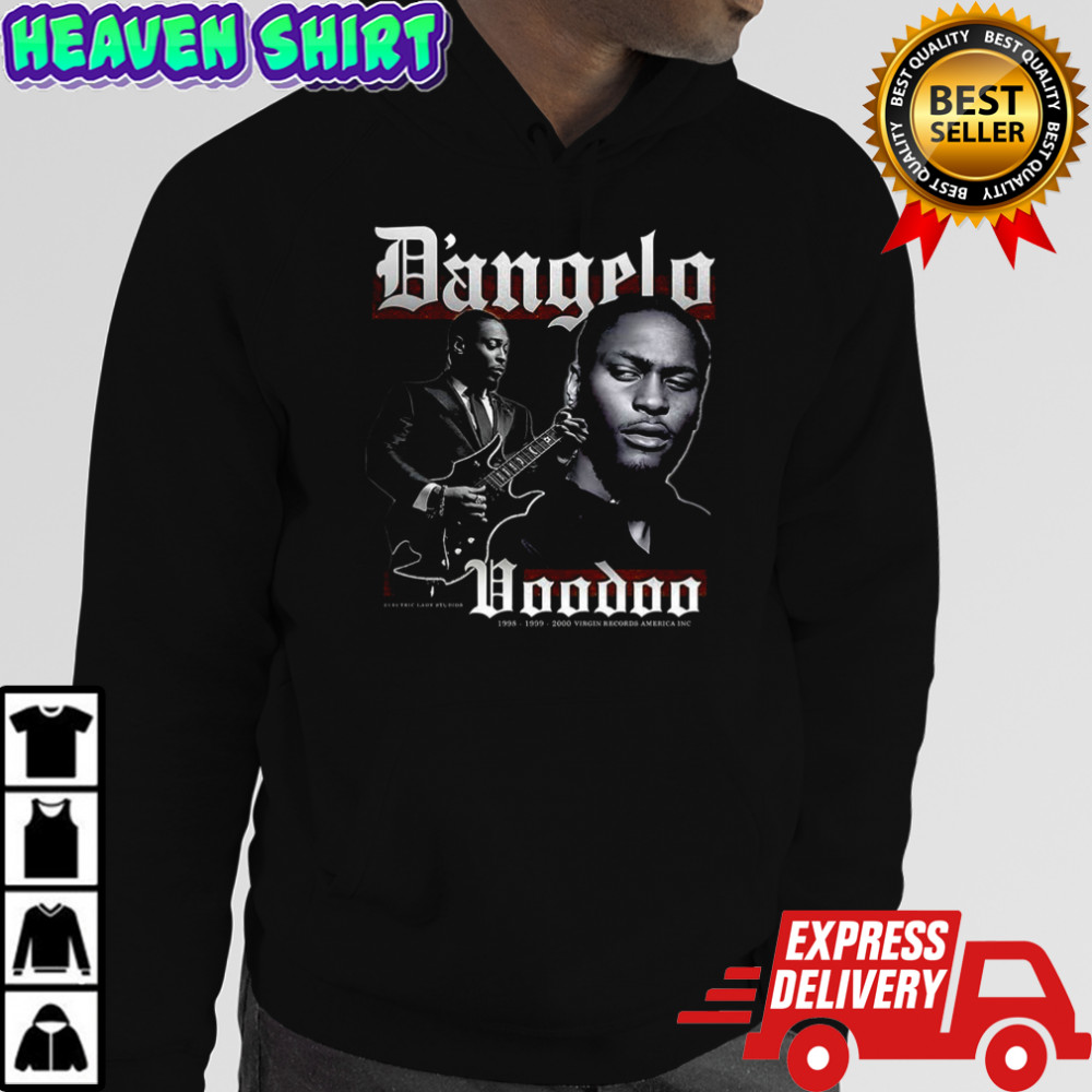 Rip D’angelo Voodoo 1974 2025 vintage shirt Hoodie