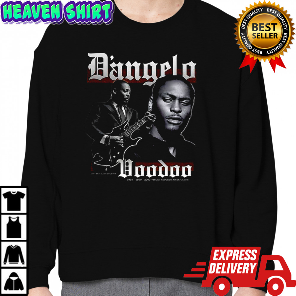 Rip D’angelo Voodoo 1974 2025 vintage shirt Sweatshirt