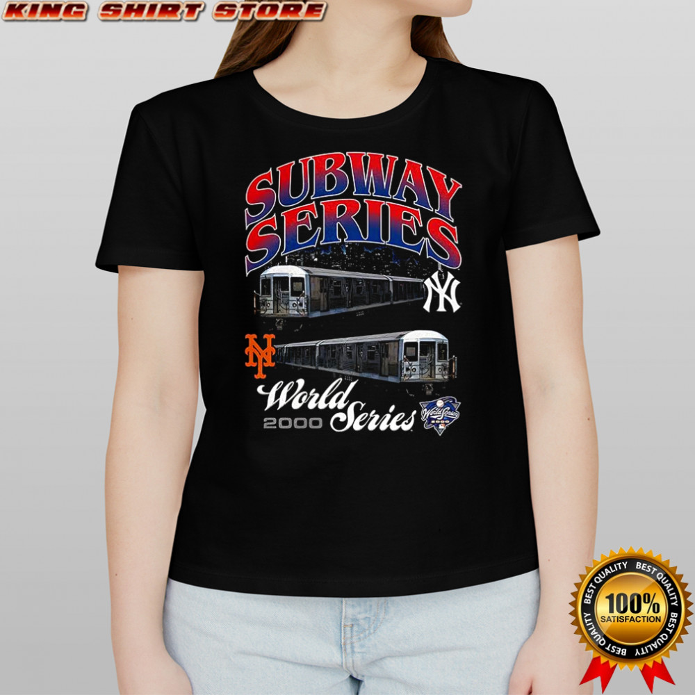 New York Yankees and New York Mets MLB Subway Series World Series 2000 shirt Women's T-shirt