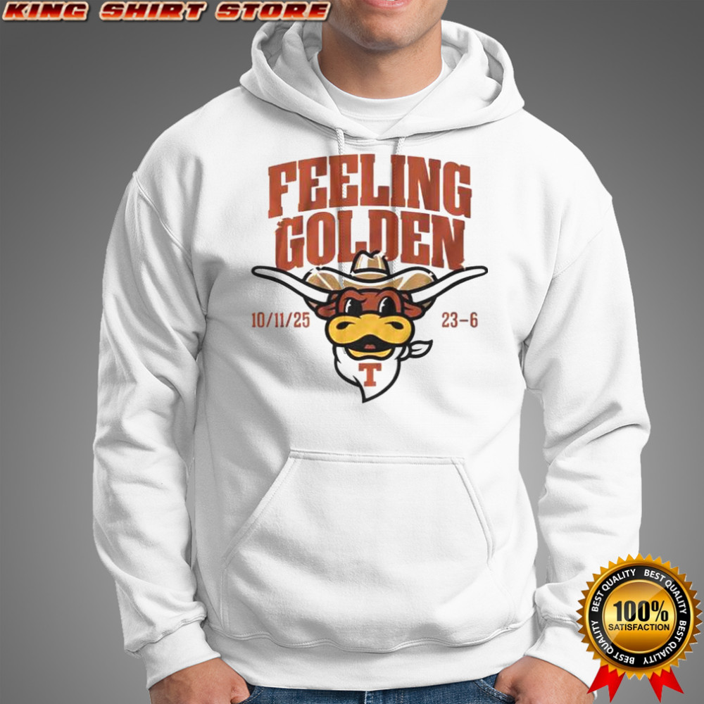 Texas Football Feeling Golden T-Shirt Hoodie