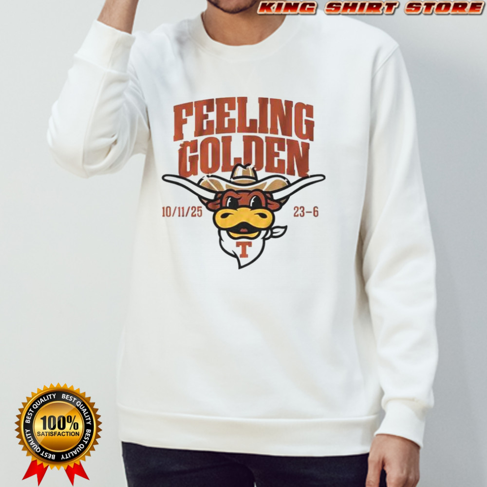 Texas Football Feeling Golden T-Shirt Sweatshirt