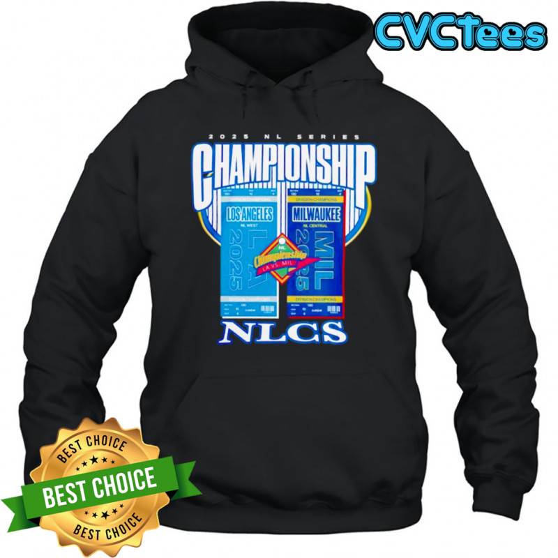 2025 NLCS Los Angeles Dodgers vs Milwaukee Brewers Matchup shirt Hoodie