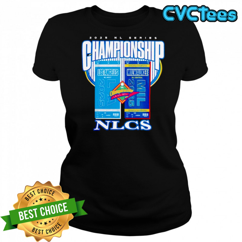 2025 NLCS Los Angeles Dodgers vs Milwaukee Brewers Matchup shirt Women's T-shirt