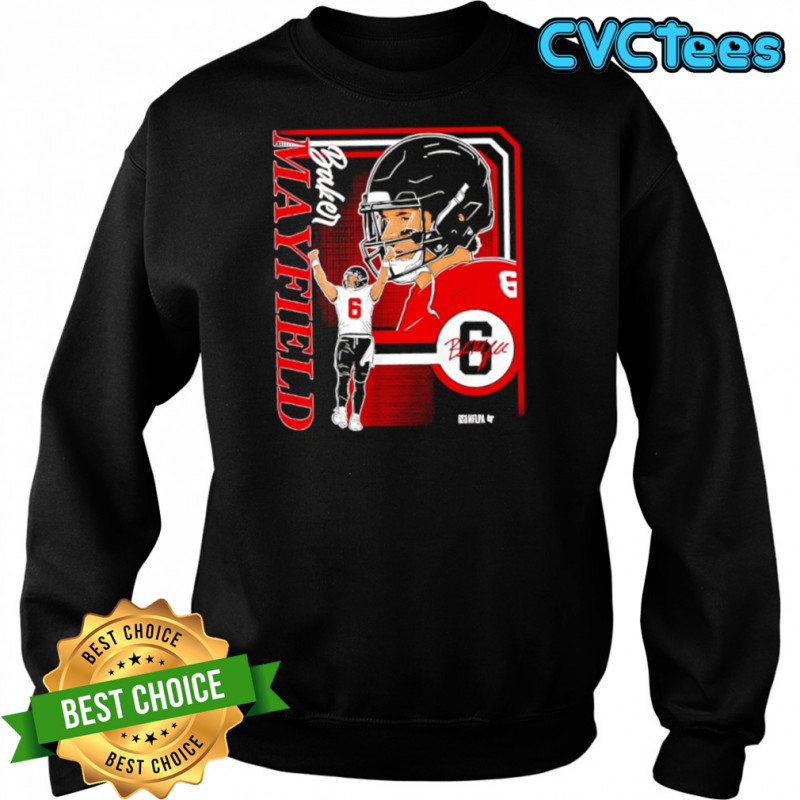 Baker Mayfield Tampa Bay Retro Baller Collage Frame signature shirt Sweatshirt