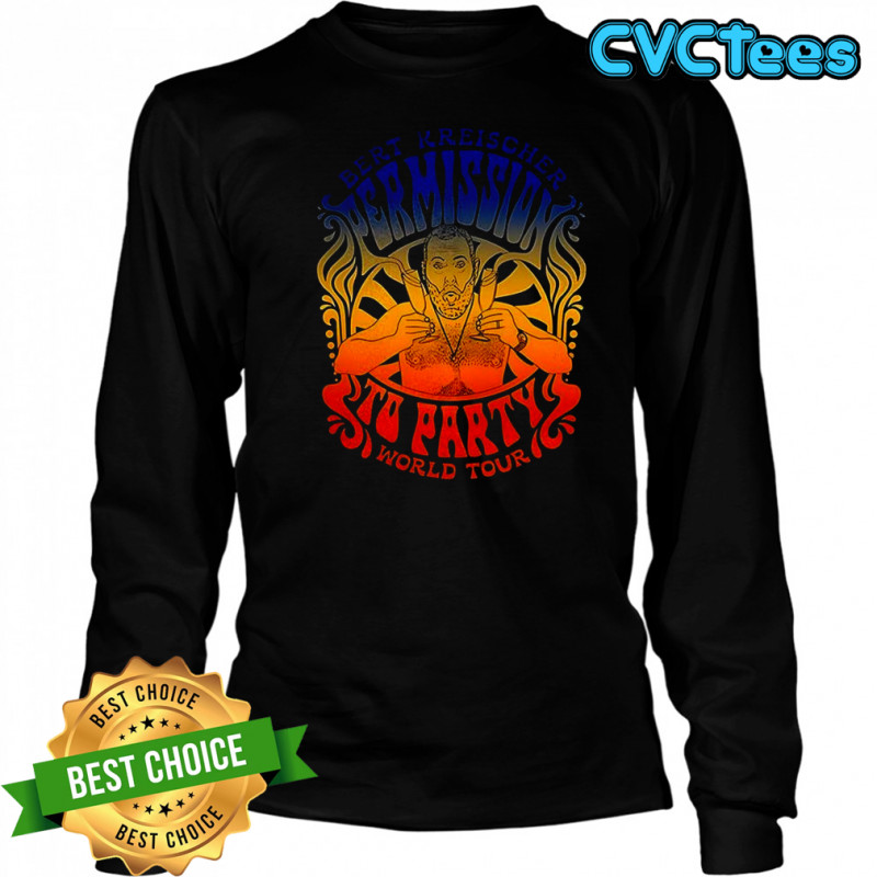 Bert kreischer permission to party shirt Long Sleeved