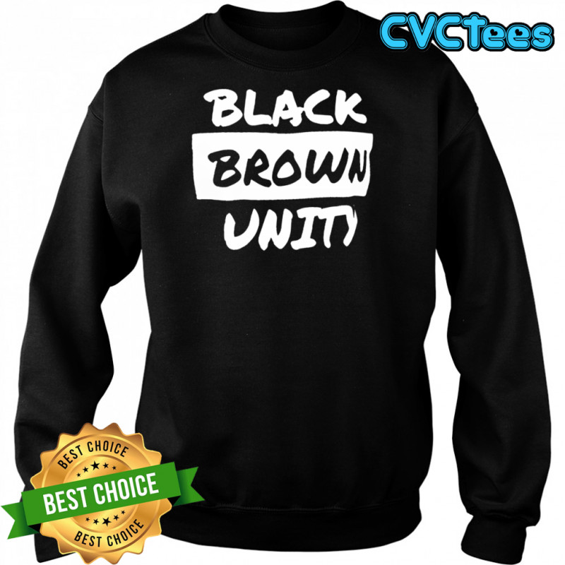 Black brown unity shirt Sweatshirt