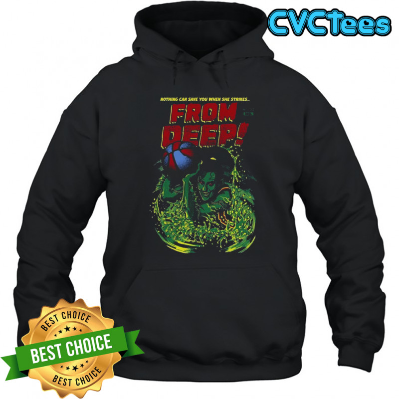 Caitlin Clark Nothing Can Save You When She Strikes From Deep T-shirt Hoodie