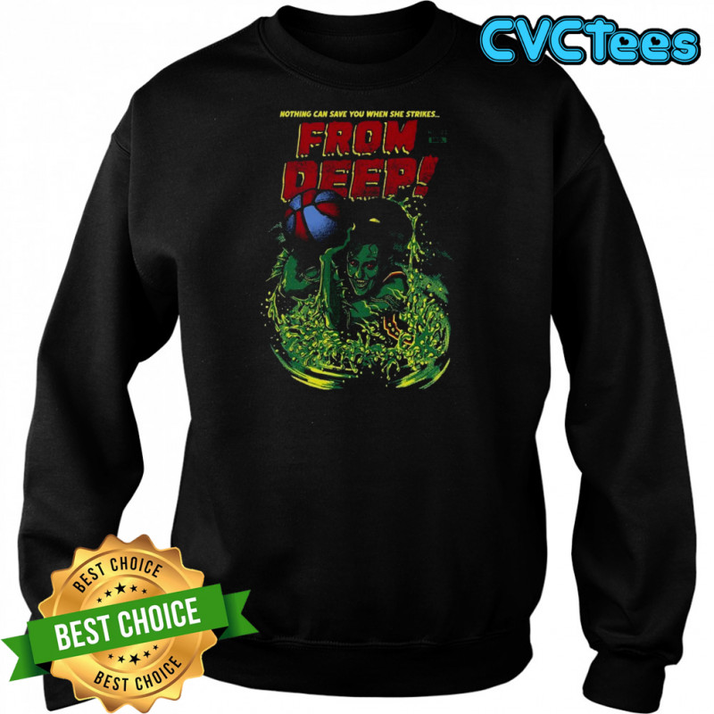 Caitlin Clark Nothing Can Save You When She Strikes From Deep T-shirt Sweatshirt