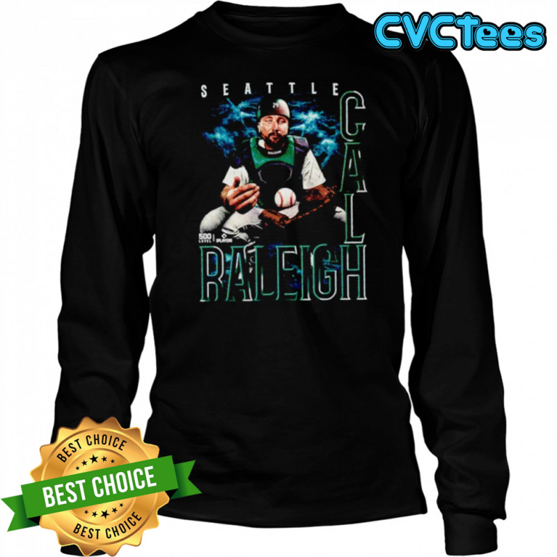 Cal Raleigh Seattle Grunge Shirt Long Sleeved