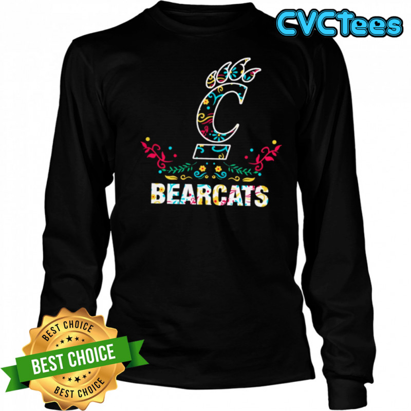 Cincinnati Bearcats Dia De Los Muertos shirt Long Sleeved